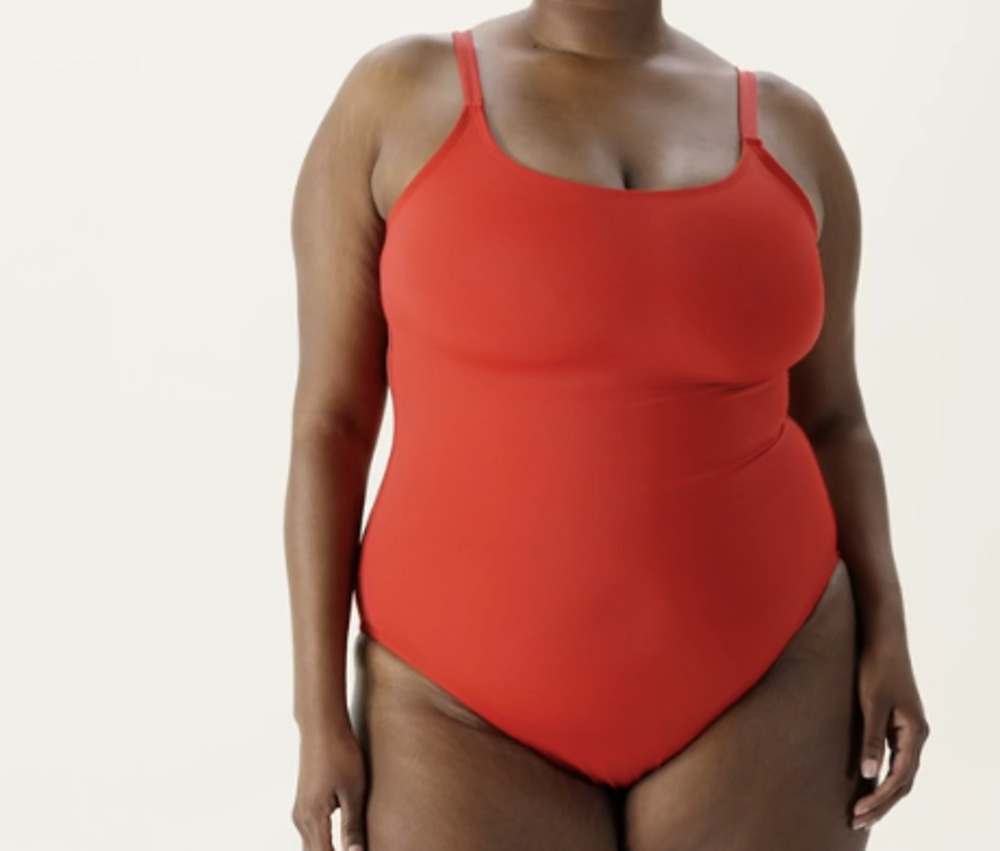 NWT Andie Women's The Amalfi One Piece Smooth Swimsuit Cherry Red Size XXXL